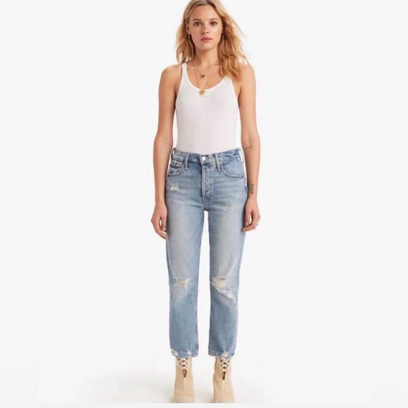 MOTHER Denim - MOTHER Denim The Tomcat in the light blue wash "The Confession" Sz 27